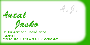 antal jasko business card